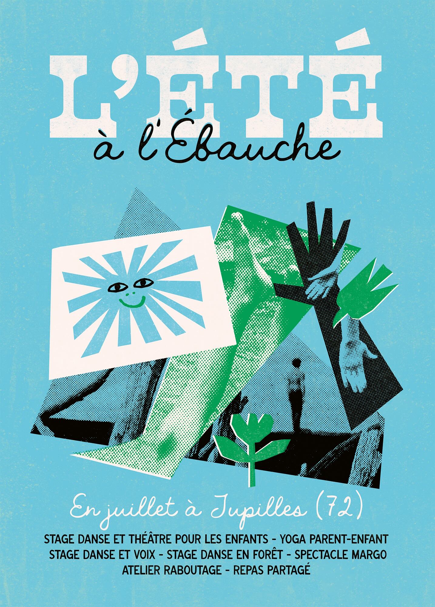 L'Été à L'Ébauche -Graphisme et illustration Chez Gertrud